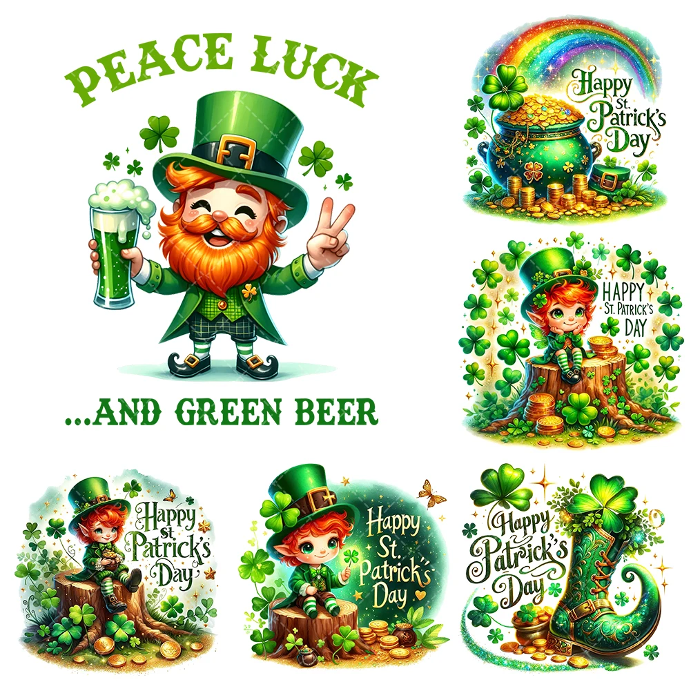 6cm/10cm/15cm/20cm St Patrick Rainbow Heat Transfer Stickers Iron On Clothes DTF Pinted Vinyl Thermal Appliques Washable Patch
6cm/10cm/15cm/20cm St Patrick Rainbow Heat Transfer Stickers Iron On Clothes DTF Pinted Vinyl Thermal Appliques Washable Patch