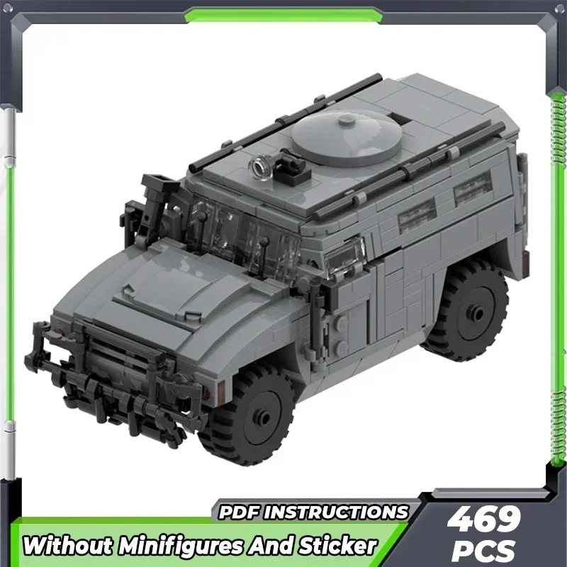 Moc строительные кирпичи + военная модель Газ-23-30 тигр автомобиль технология модульные блоки подарки рождественские игрушки наборы для самостоятельной сборки
Moc строительные кирпичи + военная модель Газ-23-30 тигр автомобиль технология модульные блоки подарки рождественские игрушки наборы для самостоятельной сборки