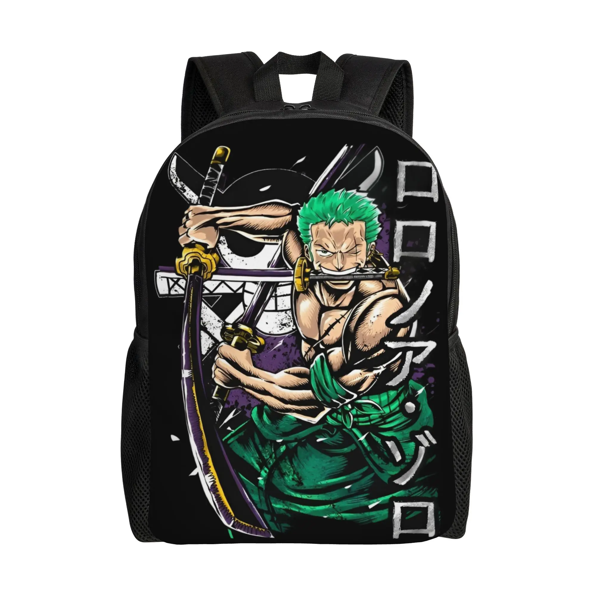 One Piece Roronoa Zoro Fashion Backpack with Pocket Student Travel Anime Daypack for Men Women Laptop Computer Canvas Bags
One Piece Roronoa Zoro Fashion Backpack with Pocket Student Travel Anime Daypack for Men Women Laptop Computer Canvas Bags