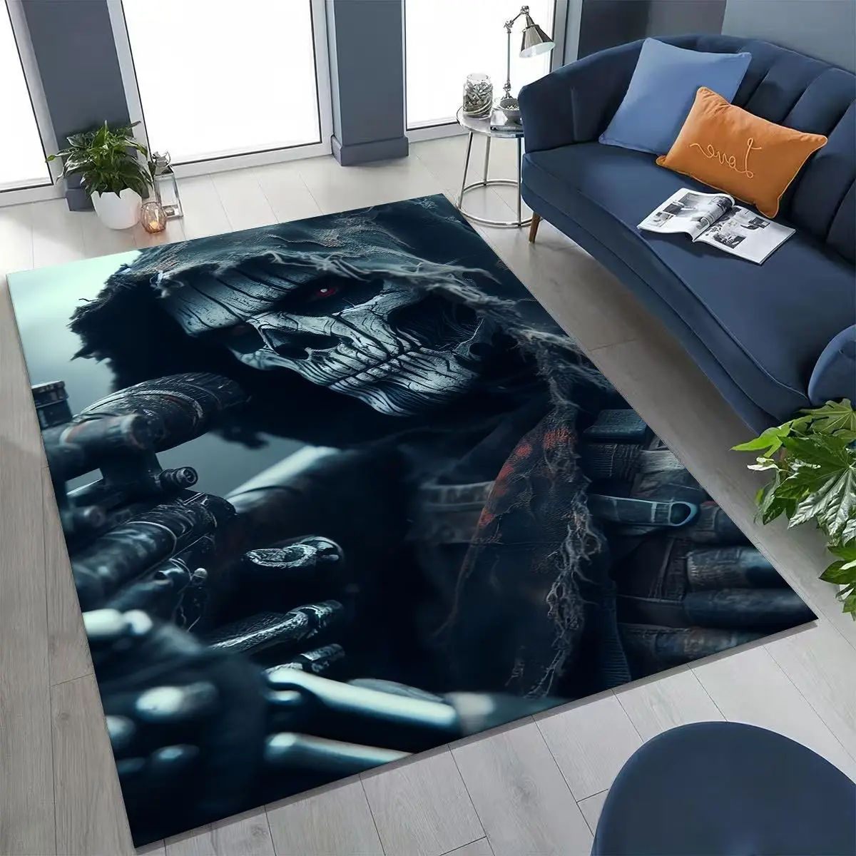 Classic Game Call of Duty Ghost Simon Cartoon Art Rug for Bedroom Living Room Sofa Home Doormat Decor,Kids Non-slip Floor Mat
Classic Game Call of Duty Ghost Simon Cartoon Art Rug for Bedroom Living Room Sofa Home Doormat Decor,Kids Non-slip Floor Mat