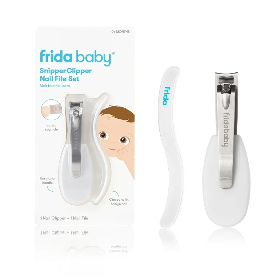 Frida Baby NailFrida Baby Nail Clippers Nail File Buffer for Newborns and Up Safety Spyhole Nickel Free Curved Clipper to Fit B
Frida Baby NailFrida Baby Nail Clippers Nail File Buffer for Newborns and Up Safety Spyhole Nickel Free Curved Clipper to Fit B