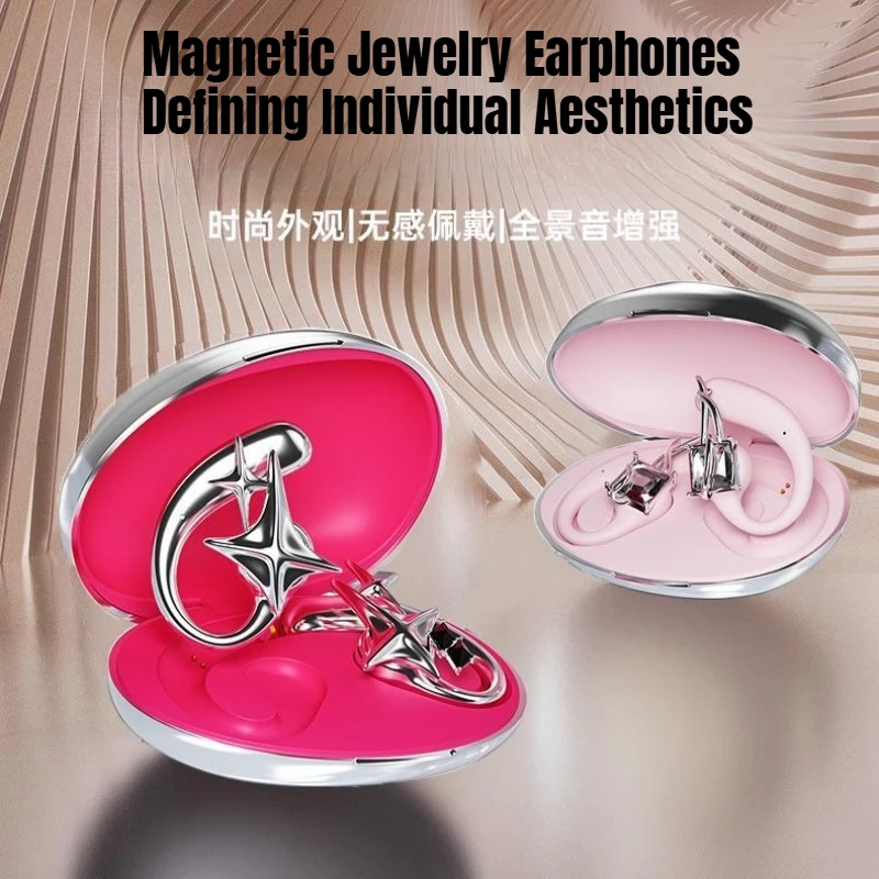 Hanging Bluetooth Earphones with Diamond Earrings and Active Noise Reduction Customized Wireless Earphones As A Gift for Girls
Hanging Bluetooth Earphones with Diamond Earrings and Active Noise Reduction Customized Wireless Earphones As A Gift for Girls