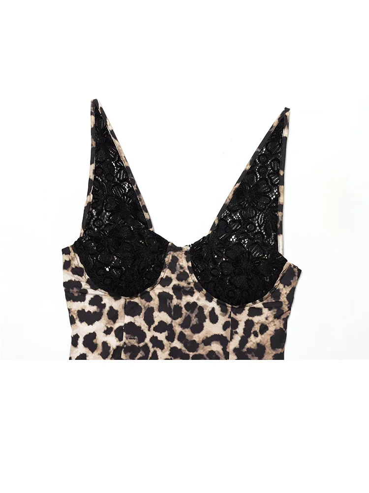 HH Summer Women Fashion Dress Zipper V-Neck Animal Printed Lace Decorate Long Dress Female Split Hem Backless Sleeveless Dresses
HH Summer Women Fashion Dress Zipper V-Neck Animal Printed Lace Decorate Long Dress Female Split Hem Backless Sleeveless Dresses