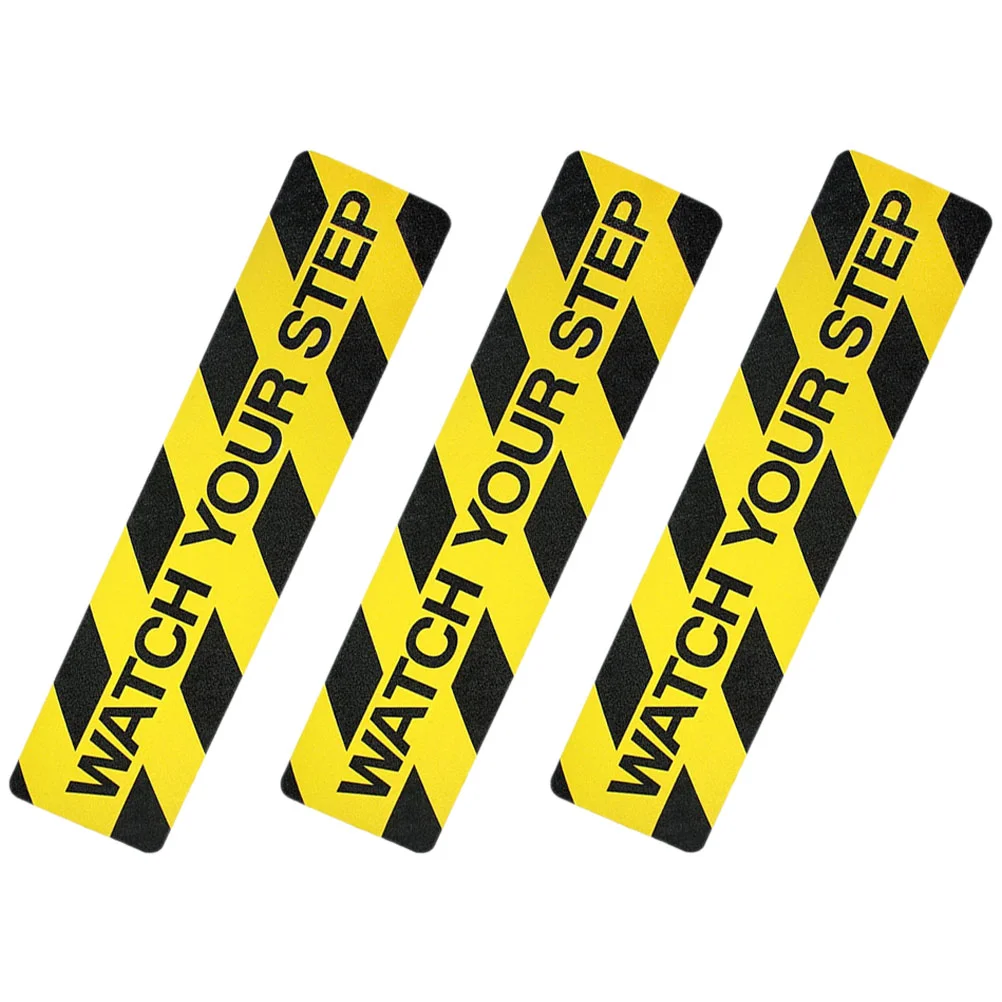 3 Pcs Anti-slip Tape with Pattern Watch Your Step Walkway Stairs Steps Stickers 3pcs Warning Sign Safety Applique Nonskid Floor
3 Pcs Anti-slip Tape with Pattern Watch Your Step Walkway Stairs Steps Stickers 3pcs Warning Sign Safety Applique Nonskid Floor