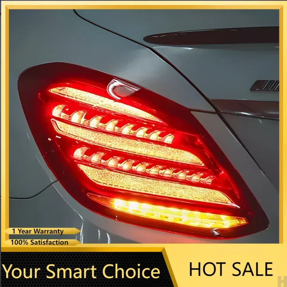 Модифицированные светодиодные задние фонари в сборе для Benz W205 C180 C200 C260 C300 C43 C63 2015-2021 S-Class, аксессуары для автоматических задних фонарей
Модифицированные светодиодные задние фонари в сборе для Benz W205 C180 C200 C260 C300 C43 C63 2015-2021 S-Class, аксессуары для автоматических задних фонарей
