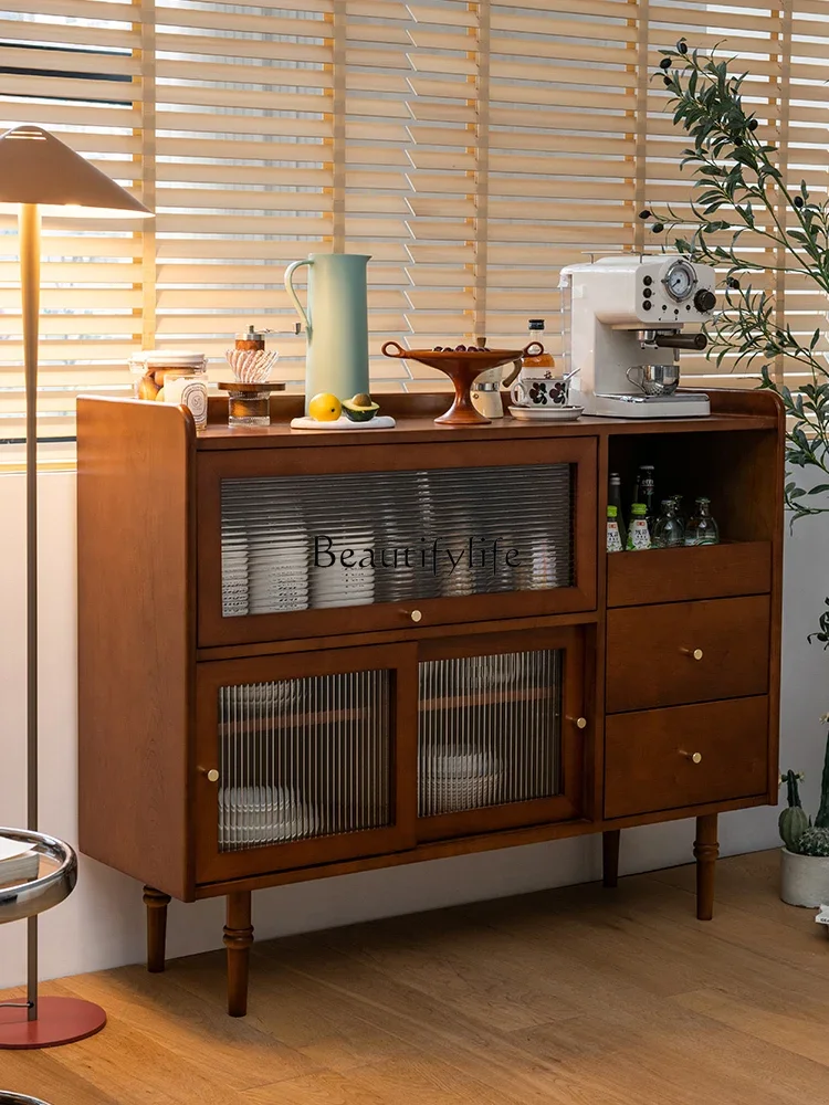 Nordic Dining Side Solid Wood Living Room Coffee Cabinet Retro Entrance Cabinet Integrated Wall Storage Cupboard
Nordic Dining Side Solid Wood Living Room Coffee Cabinet Retro Entrance Cabinet Integrated Wall Storage Cupboard
