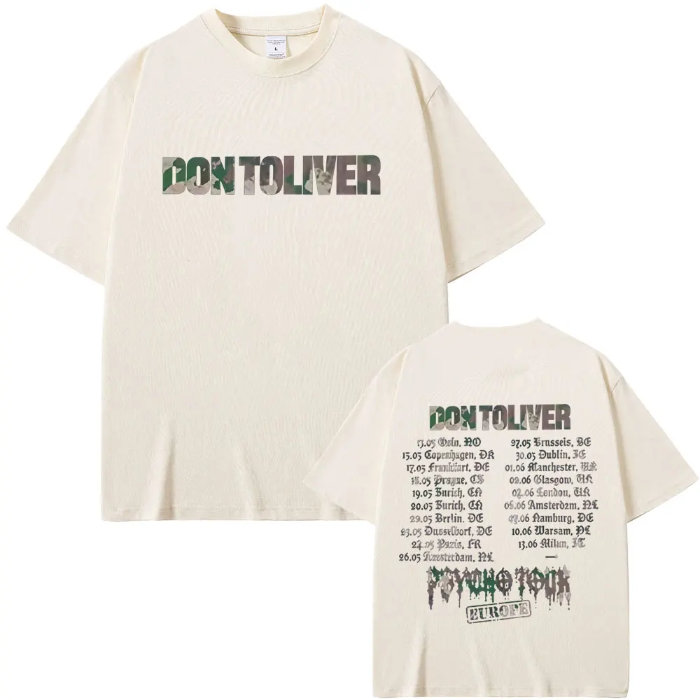 Rapper Don Toliver T-shirt Hardstone Psycho Tour 2026 Merch T-shirts Men Women Hip Hop Gothic Rock Tshirt Male Oversized T Shirt
Rapper Don Toliver T-shirt Hardstone Psycho Tour 2026 Merch T-shirts Men Women Hip Hop Gothic Rock Tshirt Male Oversized T Shirt