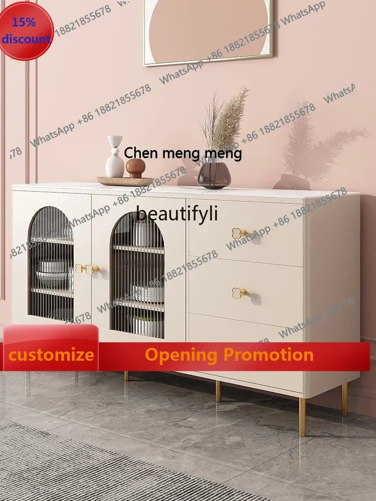 B7304 ss Italian Stone Plate Sideboard Cabinet Simple Entrance Cabinet Cream Style Glass Storage Organizer Chest of Drawers
B7304 ss Italian Stone Plate Sideboard Cabinet Simple Entrance Cabinet Cream Style Glass Storage Organizer Chest of Drawers