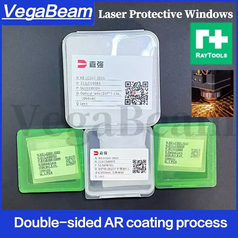 Original Raytools Laser Protection Lens 27.9x4.1 20x3 24.9x1.5 30x5 37x7 37*1.6mm for BM109 BM111 BM110 Laser Cutting Head Lens
Original Raytools Laser Protection Lens 27.9x4.1 20x3 24.9x1.5 30x5 37x7 37*1.6mm for BM109 BM111 BM110 Laser Cutting Head Lens
