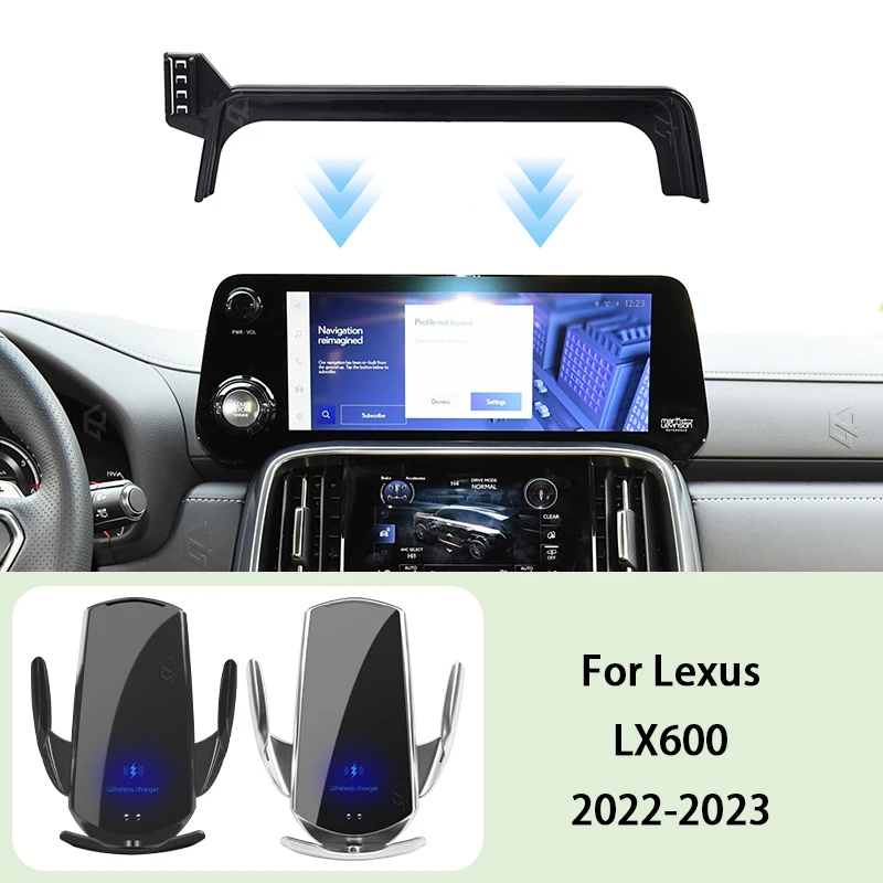 Phone Car Holder For Lexus LX600 2022-2023 Screen Fixed Navigation Bracket Wireless Charging Mount Stand Accessories
Phone Car Holder For Lexus LX600 2022-2023 Screen Fixed Navigation Bracket Wireless Charging Mount Stand Accessories