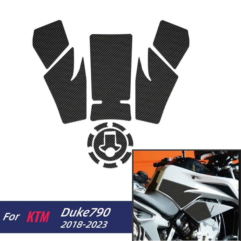 For Duke 790 Tank Traction Side Pad Gas Fuel Knee Grip Decal for KTM Duke790 2018-2023 Motorcycle Sticker Accessories
For Duke 790 Tank Traction Side Pad Gas Fuel Knee Grip Decal for KTM Duke790 2018-2023 Motorcycle Sticker Accessories