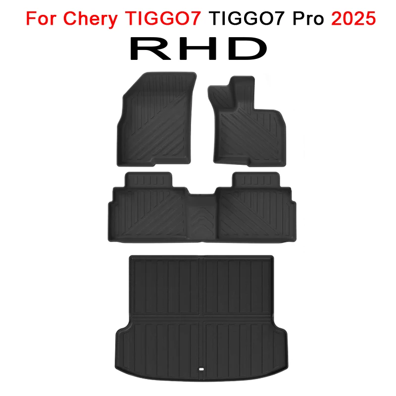 RHD Floor Mats for Chery TIGGO7/ TIGGO7 Pro 2025 Car Mats TPE Waterproof All Weather Foot Mat Right Rudder
RHD Floor Mats for Chery TIGGO7/ TIGGO7 Pro 2025 Car Mats TPE Waterproof All Weather Foot Mat Right Rudder