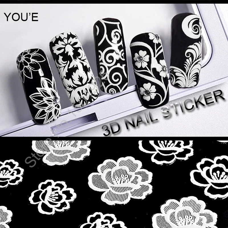 3D 5pcs White Flower Nail Sticker Art Decoration on Nails Lace Manicure Design Self Adhesive Nail Decals Stickers Accessories
3D 5pcs White Flower Nail Sticker Art Decoration on Nails Lace Manicure Design Self Adhesive Nail Decals Stickers Accessories