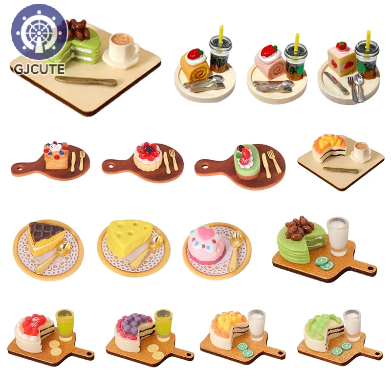 1Set Dollhouse Simulation Cake Dessert Coffee Milk Juice w/ Tray Miniature Kitchen Tableware Accessories Kids Play Pretend Toys
1Set Dollhouse Simulation Cake Dessert Coffee Milk Juice w/ Tray Miniature Kitchen Tableware Accessories Kids Play Pretend Toys