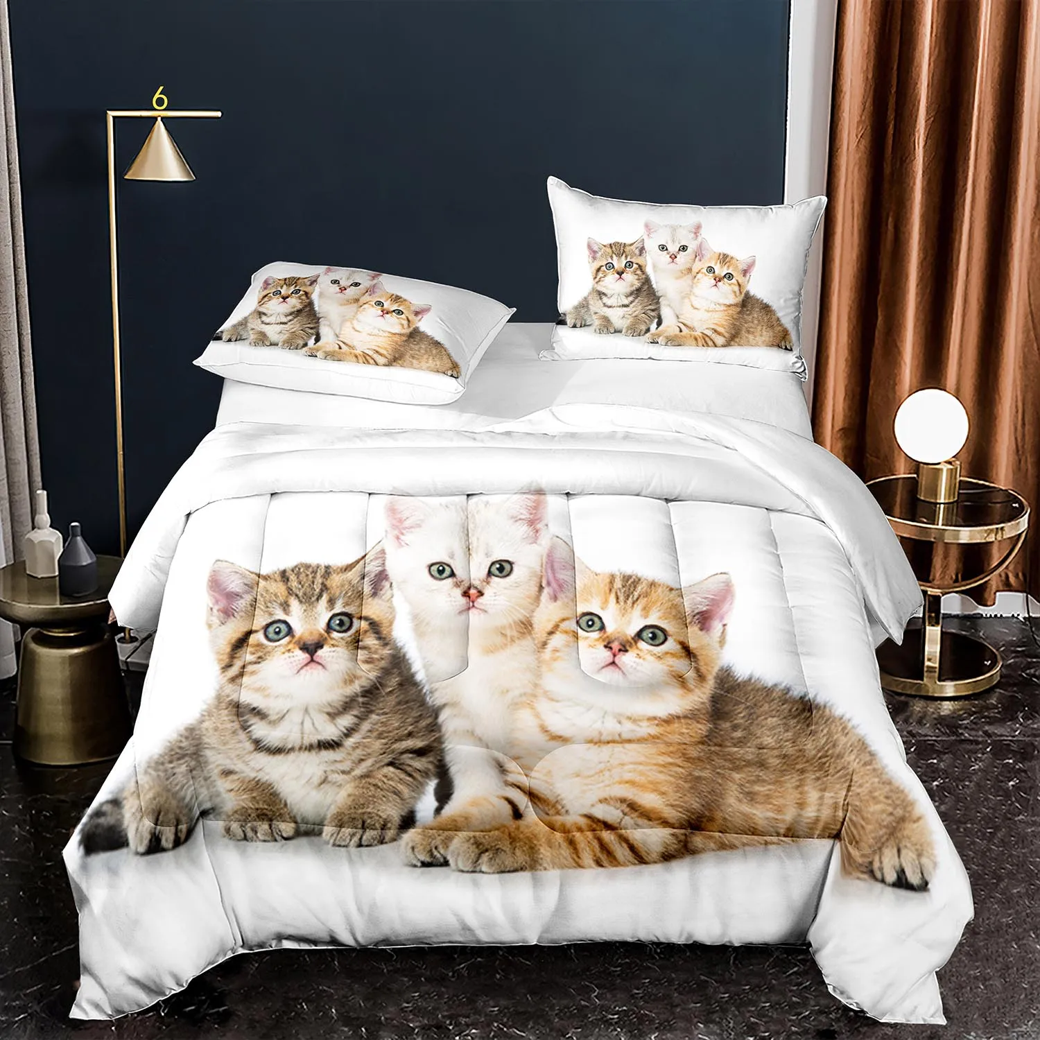 Fashion Cats Quilt Duvet for Adults Bedroom Decor Cotton Bedding Single Size Bedding Kids Home Thin Summer Quilt Comforter
Fashion Cats Quilt Duvet for Adults Bedroom Decor Cotton Bedding Single Size Bedding Kids Home Thin Summer Quilt Comforter