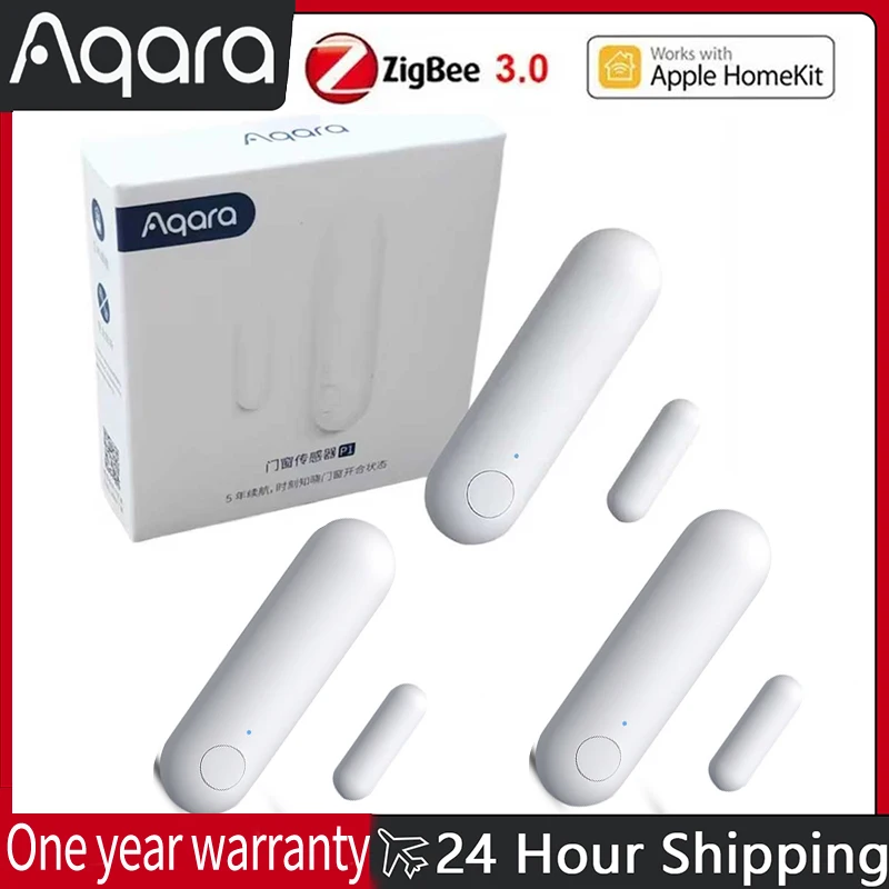 Aqara Door and Window Sensor P1 Zigbee Door Sensor Wireless Magnetic Window Open Closed Alarm Detector Anti-theft For HomeKitAPP
Aqara Door and Window Sensor P1 Zigbee Door Sensor Wireless Magnetic Window Open Closed Alarm Detector Anti-theft For HomeKitAPP