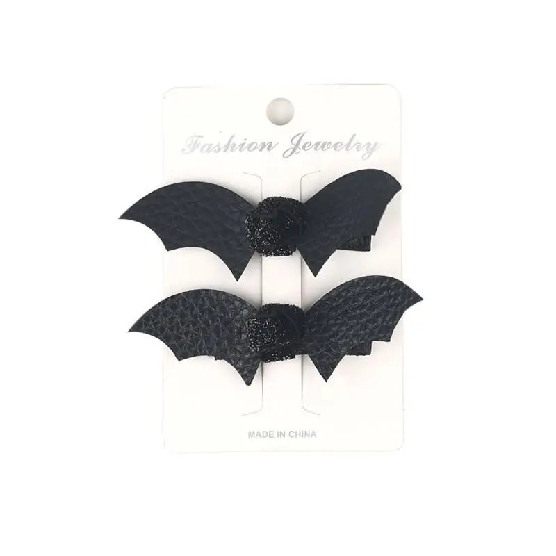 U13F 2Pcs Beautiful Party Bat Hair Clip Girls Hairpin Grip Headwear Decor Barrettes Kids Cosplay Leather Hairpin Decoration
U13F 2Pcs Beautiful Party Bat Hair Clip Girls Hairpin Grip Headwear Decor Barrettes Kids Cosplay Leather Hairpin Decoration