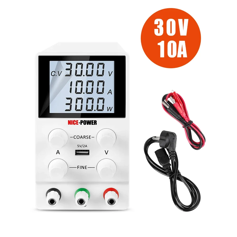 NICE-POWER SPS3010D 30V 10A High Quality USB Port Variable Laboratory DC Power Supply For Mobile Repair
NICE-POWER SPS3010D 30V 10A High Quality USB Port Variable Laboratory DC Power Supply For Mobile Repair