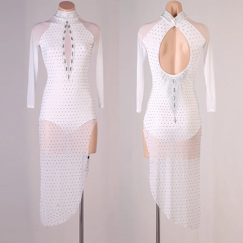 white navy blue latin competition dress Rumba cha cha salsa dance dress rhinestone crystal S-XXXL lq283
white navy blue latin competition dress Rumba cha cha salsa dance dress rhinestone crystal S-XXXL lq283
