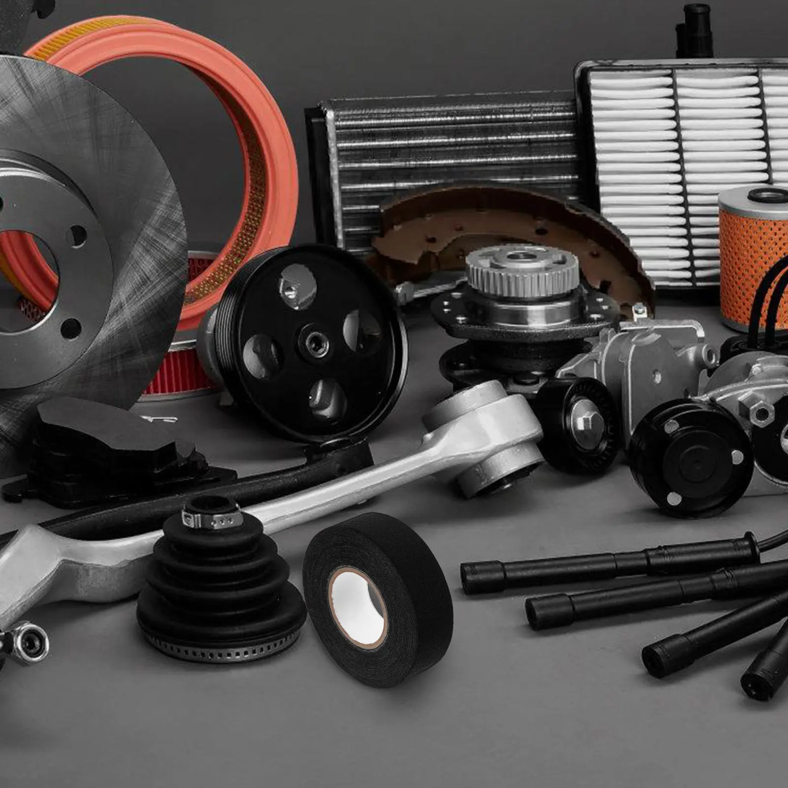 Black Automotive Fabric Tape Wire Harness Heat Resistant Insulation Tape Car Wiring Protection Wrap Automotive Wire Protection
Black Automotive Fabric Tape Wire Harness Heat Resistant Insulation Tape Car Wiring Protection Wrap Automotive Wire Protection