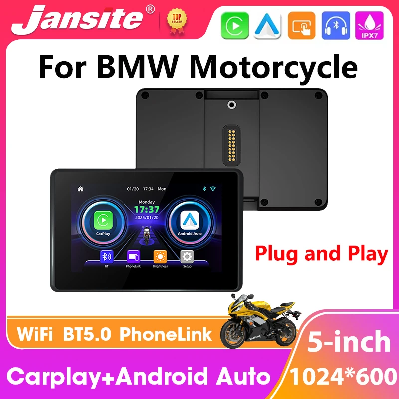 Для мотоциклов BMW R1200GS R1250GS F800 F900 S1000XR: GPS-навигатор с беспроводным CarPlay и Android Auto, мото-монитор, водонепроницаемый (IPX7)
Для мотоциклов BMW R1200GS R1250GS F800 F900 S1000XR: GPS-навигатор с беспроводным CarPlay и Android Auto, мото-монитор, водонепроницаемый (IPX7)