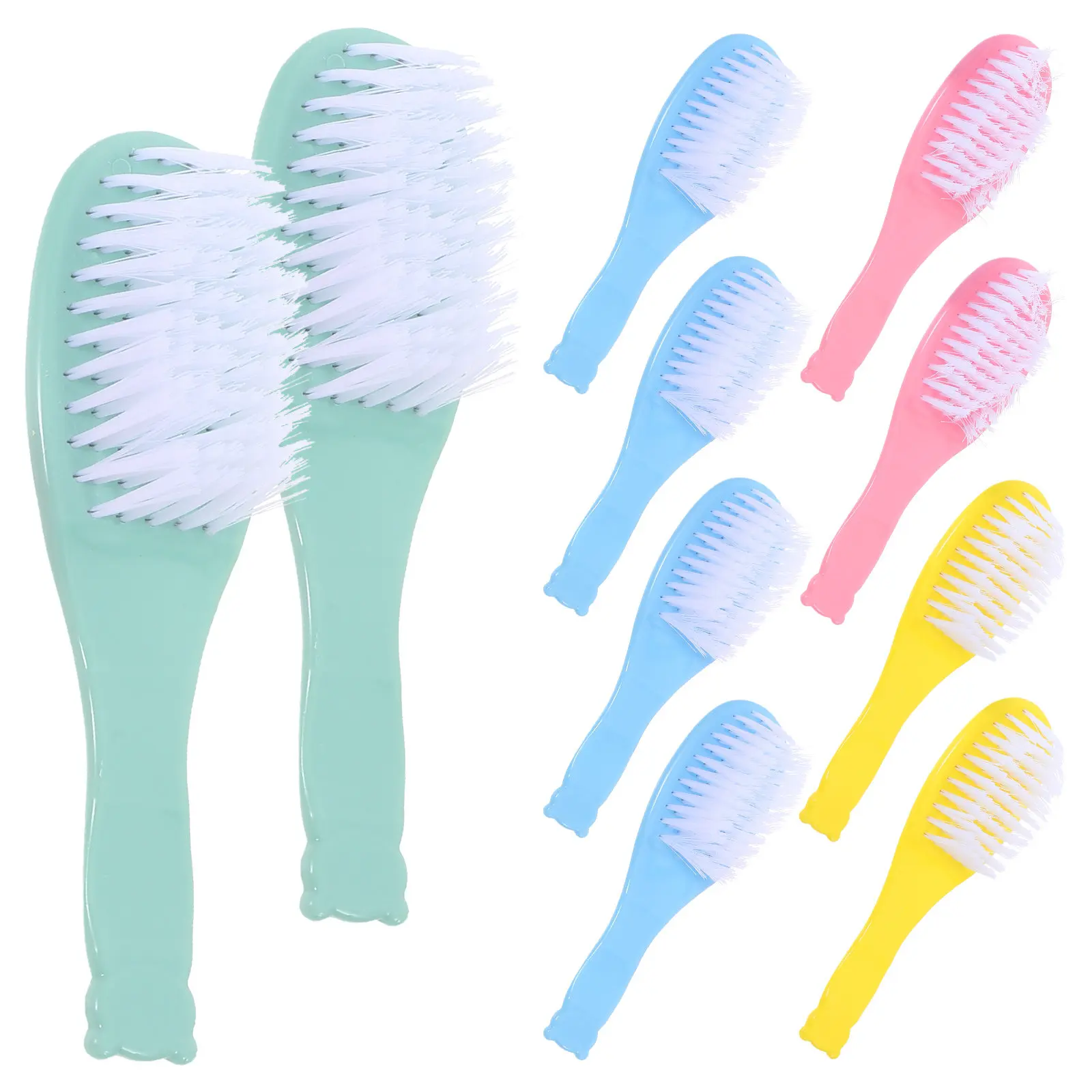 10Pcs Baby Hair Brush for Infant Scalp Care Gentle Detangling Newborn Head Massager Lightweight Portable Convenient Baby Brush
10Pcs Baby Hair Brush for Infant Scalp Care Gentle Detangling Newborn Head Massager Lightweight Portable Convenient Baby Brush