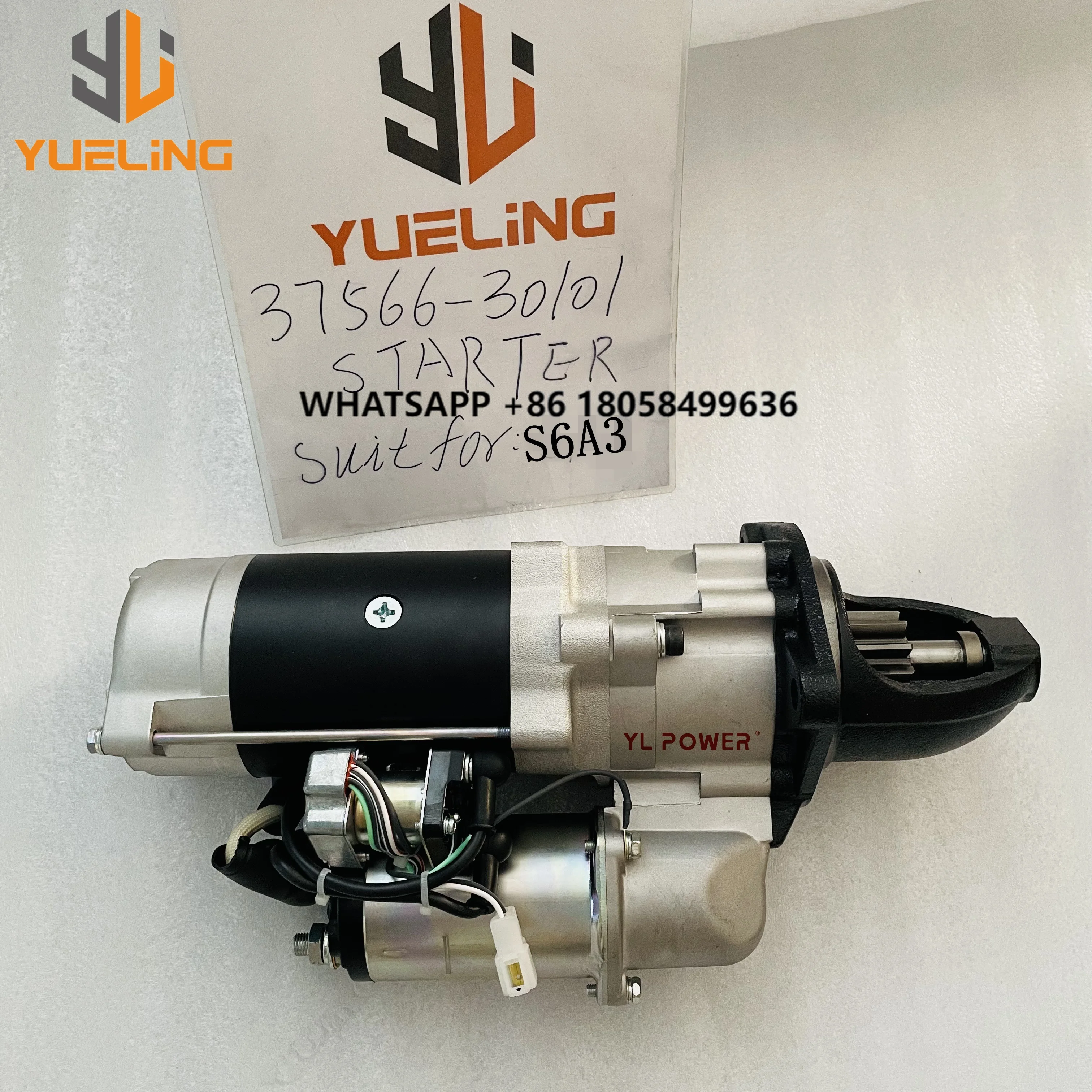 OEM S6A3-PTA Generator Engine STARTER Motor 6KW 37566-30100 37566-20100 37566-20101 MADE IN JAPAN
OEM S6A3-PTA Generator Engine STARTER Motor 6KW 37566-30100 37566-20100 37566-20101 MADE IN JAPAN