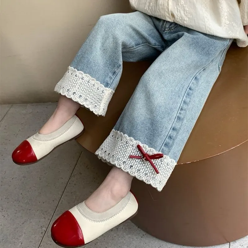 Girls Denim Jeans Spring Autumn New Loose Straight Wide Leg Pants Children's Korean Style Kids Fashion Toddler Girls Jeans
Girls Denim Jeans Spring Autumn New Loose Straight Wide Leg Pants Children's Korean Style Kids Fashion Toddler Girls Jeans