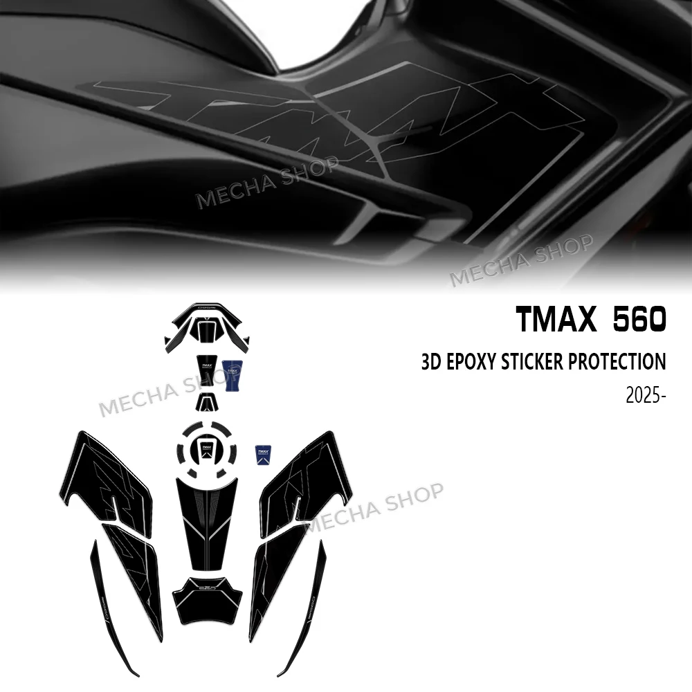 3D Resin Sticker Protection Kit For TMAX560 T MAX 560 2025 2026
3D Resin Sticker Protection Kit For TMAX560 T MAX 560 2025 2026