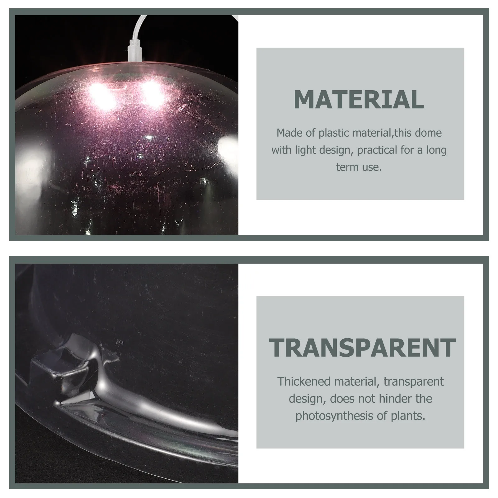 Plant Dome Cover Transparent Thickened Reusable Humidity Retention Garden Cloche For Succulents Indoor Outdoor Greenhouse
Plant Dome Cover Transparent Thickened Reusable Humidity Retention Garden Cloche For Succulents Indoor Outdoor Greenhouse