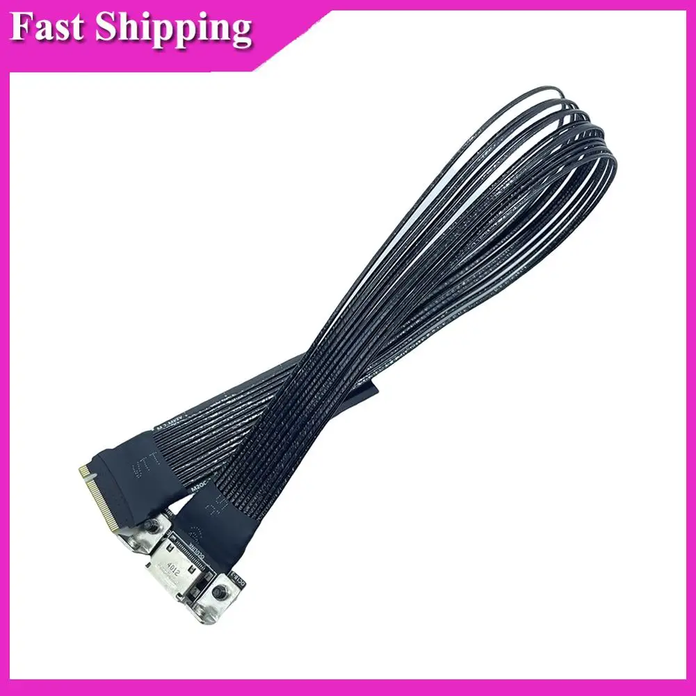 Sensitive M.2 To Oculink 4I Extension Cable For M.2 Mkey NVME To SFF8611 Adapter Cable Pcie 4.0 X4 Gen4 Silver Plated Cable
Sensitive M.2 To Oculink 4I Extension Cable For M.2 Mkey NVME To SFF8611 Adapter Cable Pcie 4.0 X4 Gen4 Silver Plated Cable