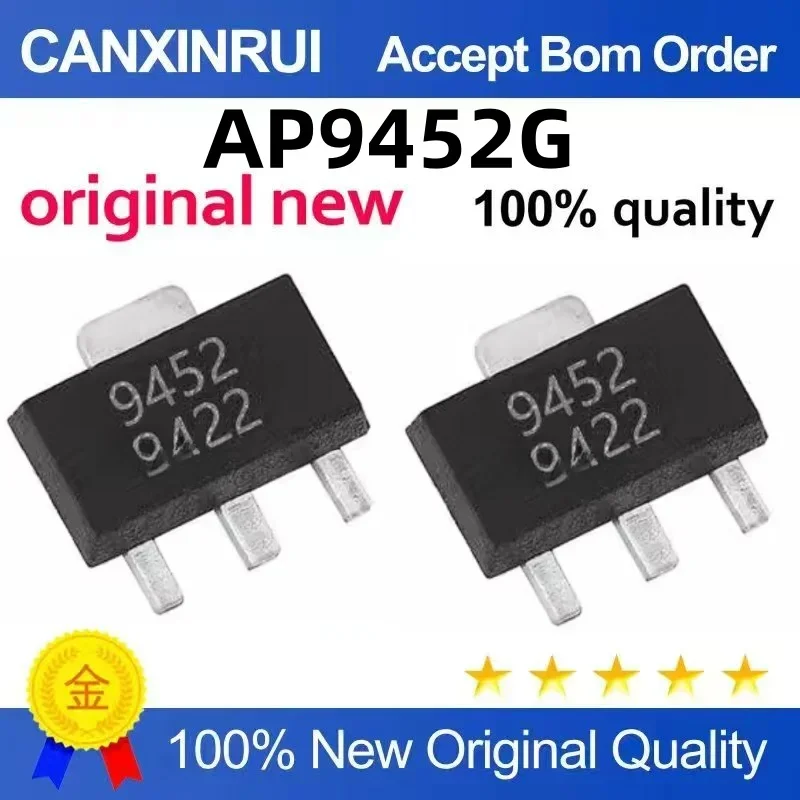 (5-100 pieces) AP9452GG-HF AP9452G AP9452 9452 SOT-89 spot chip IC
(5-100 pieces) AP9452GG-HF AP9452G AP9452 9452 SOT-89 spot chip IC