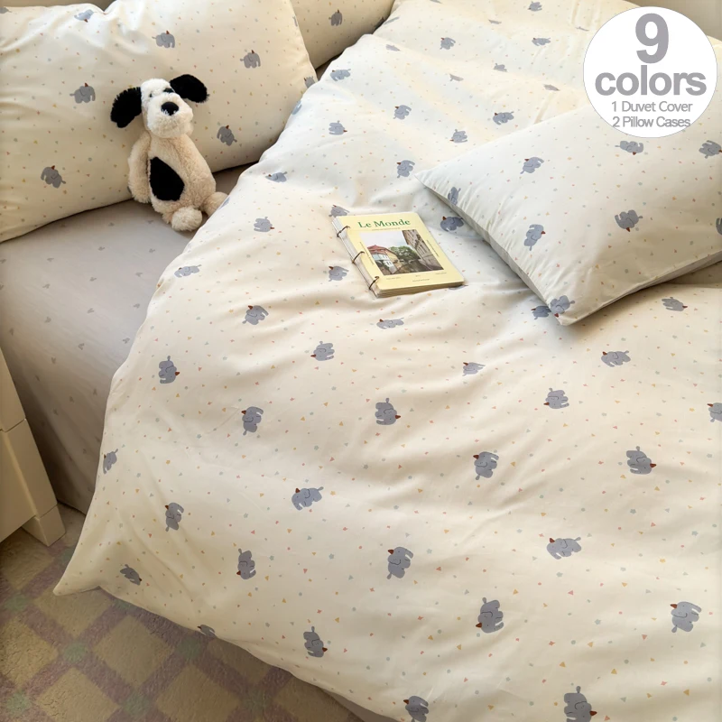 100% Cotton Luxury Duvet Cover Set with 2 Pillowcases - Fresh Cartoon Style, Elegant & Breathable Bedding Set, Multiple Sizes
100% Cotton Luxury Duvet Cover Set with 2 Pillowcases - Fresh Cartoon Style, Elegant & Breathable Bedding Set, Multiple Sizes