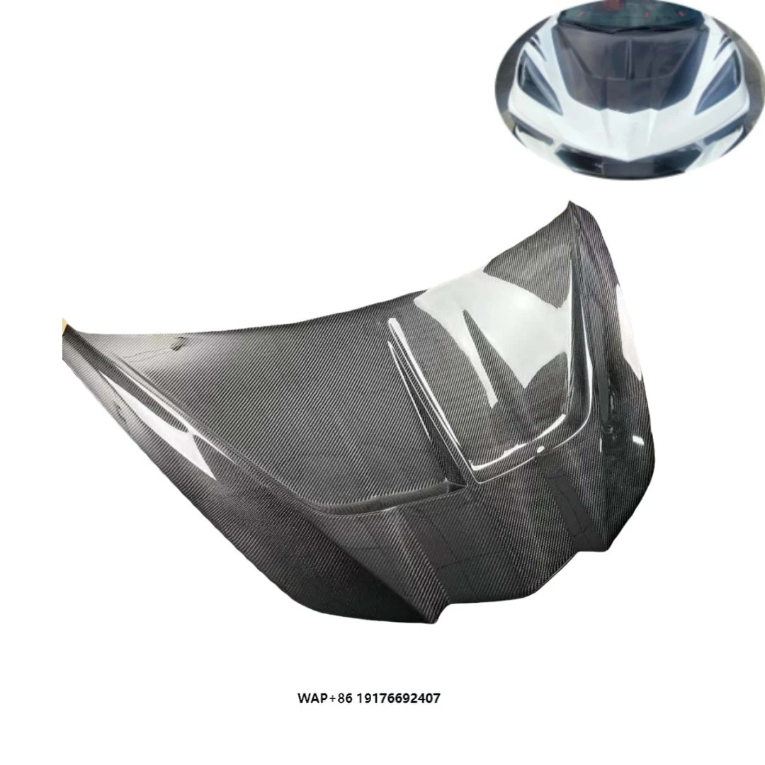 New CA Style High Quality Carbon Fiber Front Hood Bonnet for Corvette C8 Z07/Z06 (2019-2024) with Bolts
New CA Style High Quality Carbon Fiber Front Hood Bonnet for Corvette C8 Z07/Z06 (2019-2024) with Bolts