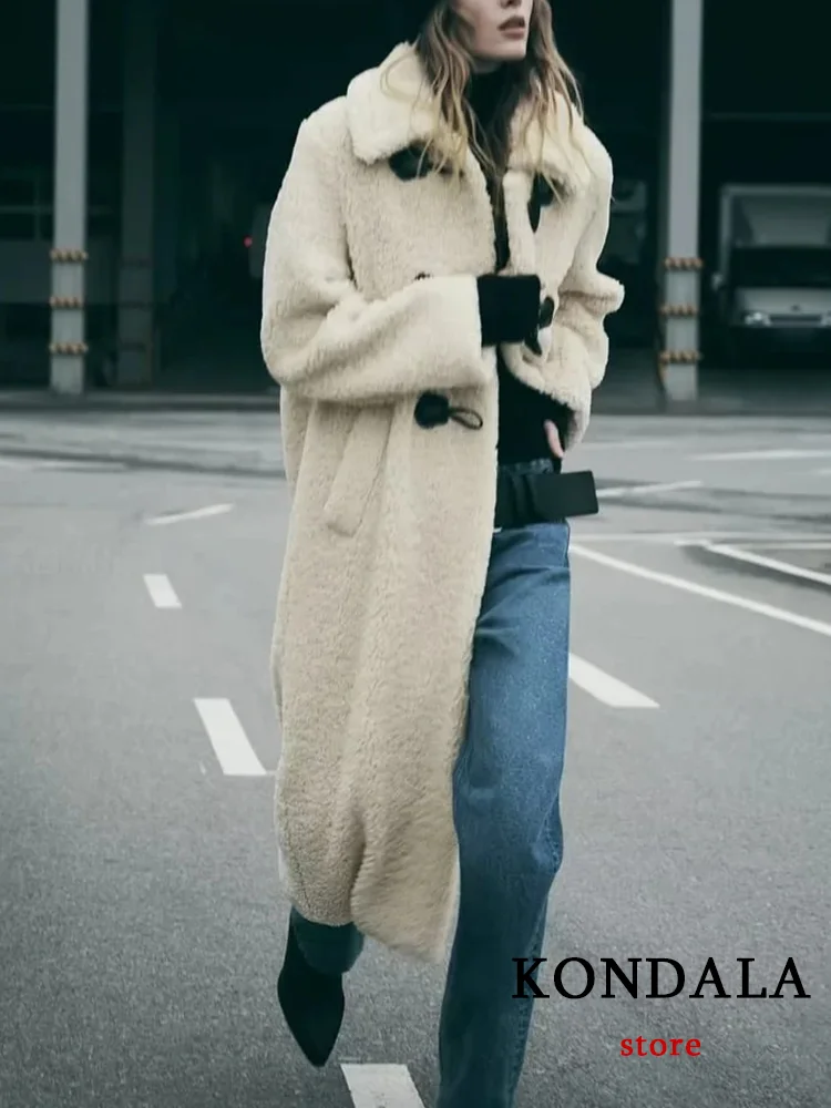 KONDALA Casual Vintage Chic Women Overcoat Solid Pockets Single Breasted Long Loose Coat Fashion 2023 Autumn Winter Coat
KONDALA Casual Vintage Chic Women Overcoat Solid Pockets Single Breasted Long Loose Coat Fashion 2023 Autumn Winter Coat