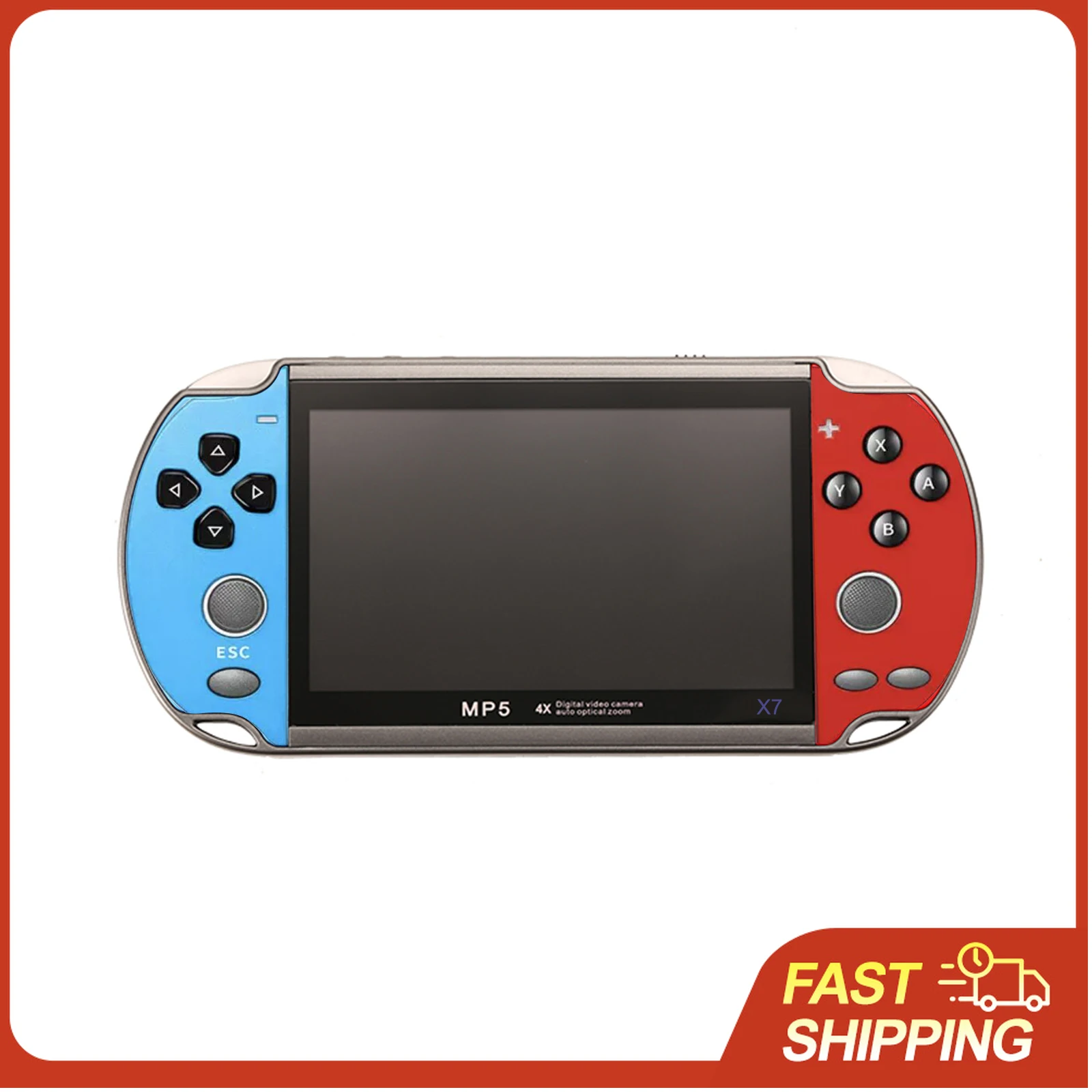 Игровая консоль X7 X7plus 4.3/5.1 дюйма с двумя джойстиками, 8 ГБ памяти, 1000 встроенных игр, MP5-плеер, игровой контроллер, выход на ТВ
Игровая консоль X7 X7plus 4.3/5.1 дюйма с двумя джойстиками, 8 ГБ памяти, 1000 встроенных игр, MP5-плеер, игровой контроллер, выход на ТВ
