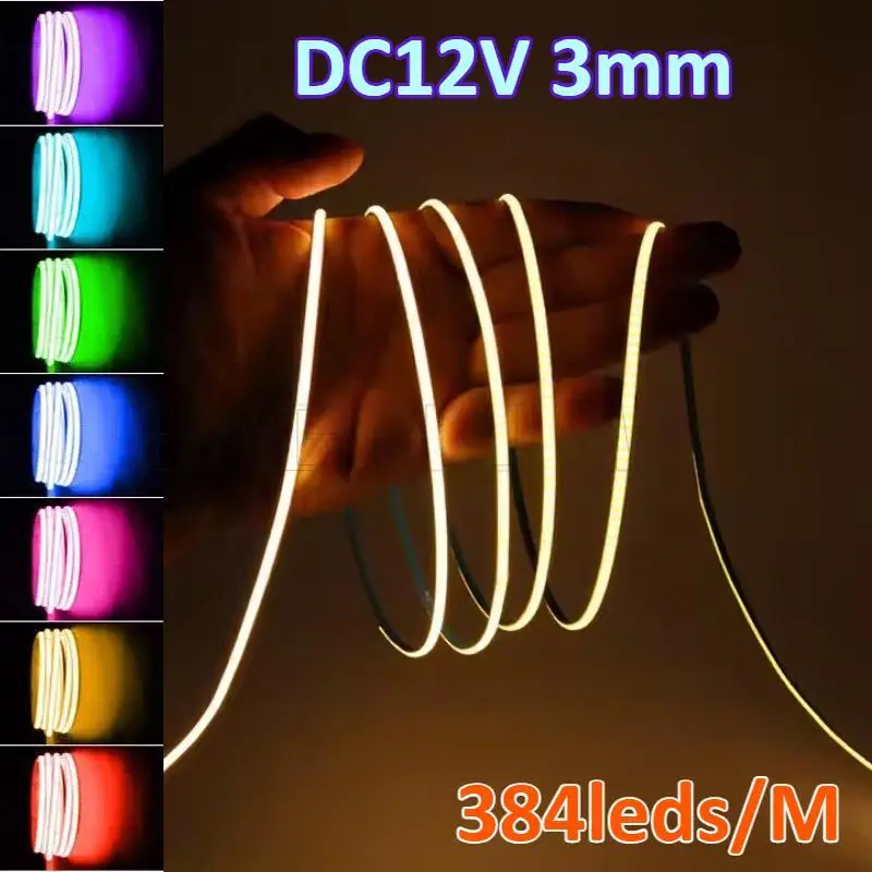 Ультратонкая лента FOB COB Гибкая светодиодная лента Световая лента DC12V 3 мм Ширина Ледяной синий Желтый Красный Зеленый Красный Светодиодный бар для домашнего декора автомобиля
Ультратонкая лента FOB COB Гибкая светодиодная лента Световая лента DC12V 3 мм Ширина Ледяной синий Желтый Красный Зеленый Красный Светодиодный бар для домашнего декора автомобиля