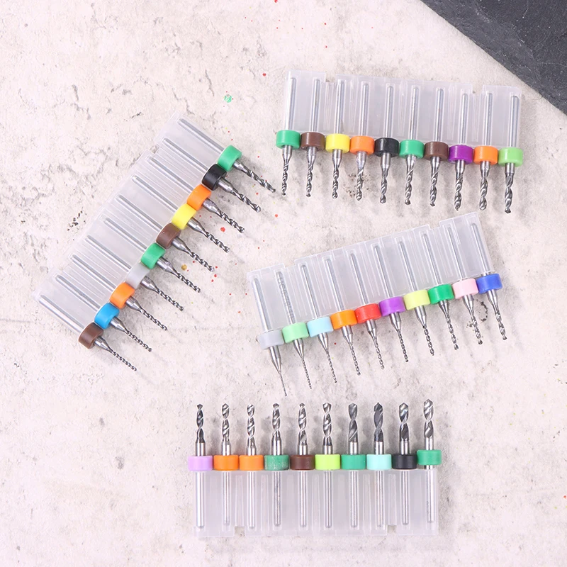 10pcs PCB Drill Bit Tungsten Carbide Micro Drill Bits Set Multi Size for PCB Engraving Jewelry Amber Wax Hand Drill Rotary Tool
10pcs PCB Drill Bit Tungsten Carbide Micro Drill Bits Set Multi Size for PCB Engraving Jewelry Amber Wax Hand Drill Rotary Tool