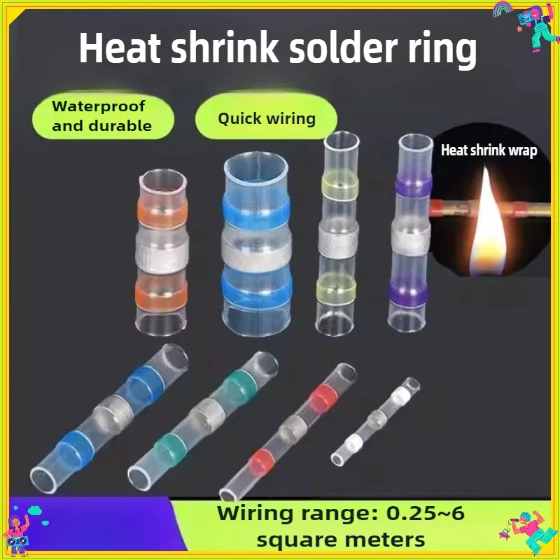 50-200PCS Solder Seal Wire Connectors Kit Heat Shrink Butt Crimp Terminals Waterproof Electrical Cable Splice Connector
50-200PCS Solder Seal Wire Connectors Kit Heat Shrink Butt Crimp Terminals Waterproof Electrical Cable Splice Connector