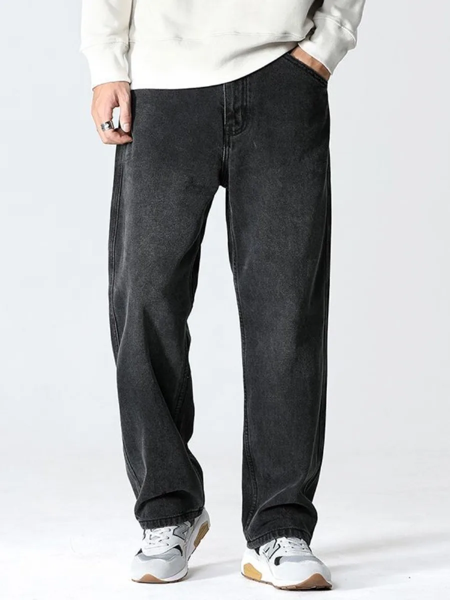 Свободные мужские джинсы с прямыми штанинами, повседневные удобные длинные брюки в стиле ретро в американском стиле для мужчин, осенний сезон
Свободные мужские джинсы с прямыми штанинами, повседневные удобные длинные брюки в стиле ретро в американском стиле для мужчин, осенний сезон