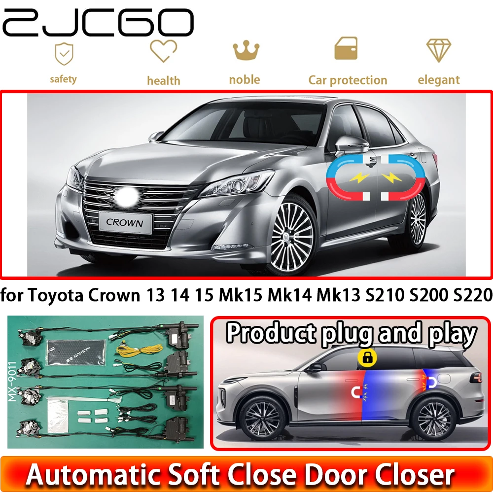 Комплект доводчиков дверей с функцией мягкого закрытия для Toyota Crown 13 14 15 Mk15 Mk14 Mk13 S210 S200 S220, система автоматического закрывания дверей с функцией легкого открывания
Комплект доводчиков дверей с функцией мягкого закрытия для Toyota Crown 13 14 15 Mk15 Mk14 Mk13 S210 S200 S220, система автоматического закрывания дверей с функцией легкого открывания