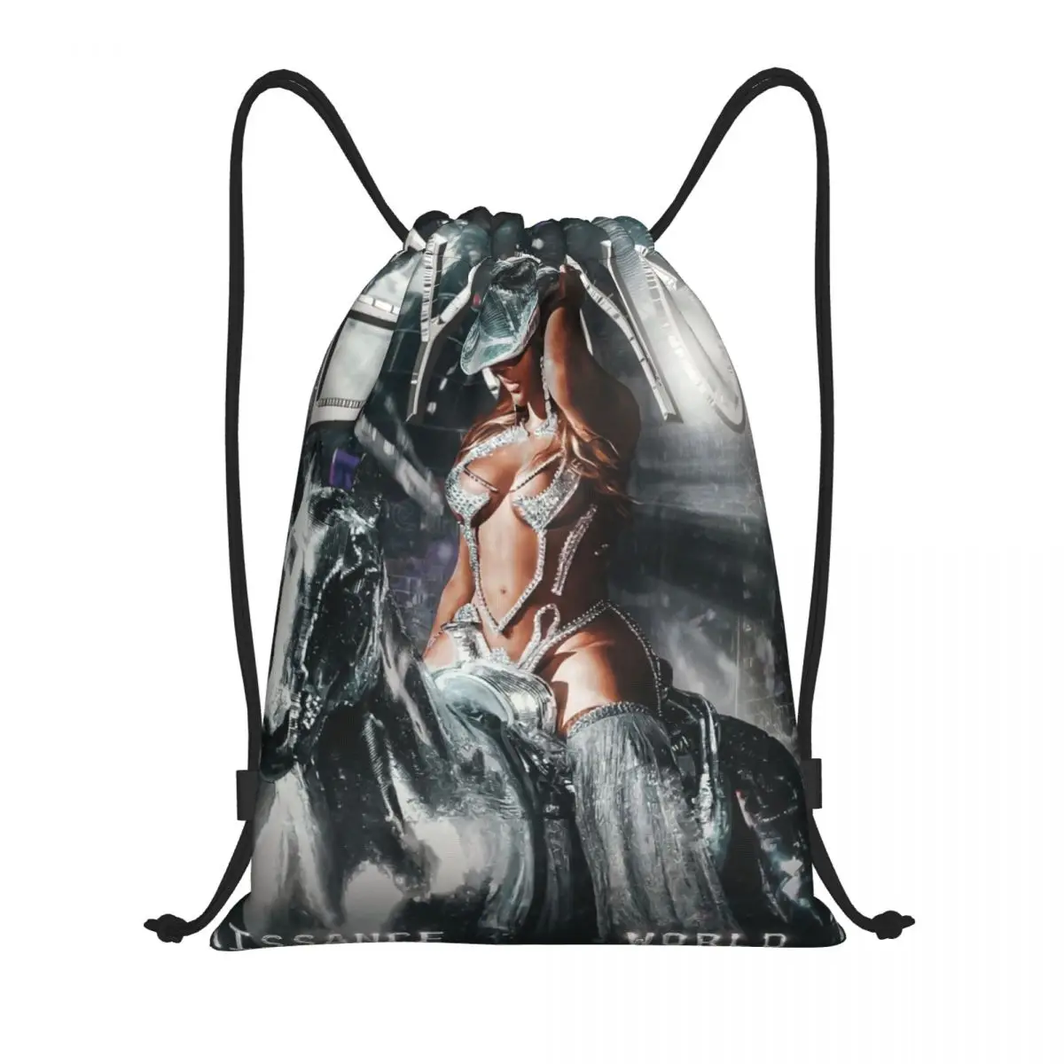 Custom Singer Beyonce Renaissance Tour Drawstring Bag for Shopping Yoga Backpacks Men Women Concert Movie Sports Gym Sackpack
Custom Singer Beyonce Renaissance Tour Drawstring Bag for Shopping Yoga Backpacks Men Women Concert Movie Sports Gym Sackpack