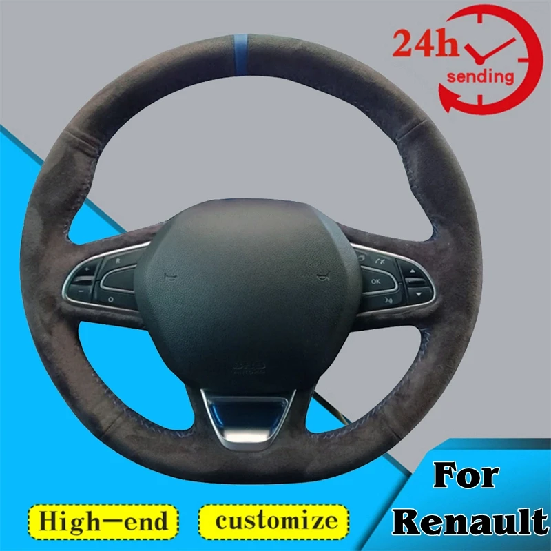 Custom Suede Car Steering Wheel Braid Cover 100% Fit For Renault Kadjar Koleos Scenic Espace Megane Talisman Auto Accessories
Custom Suede Car Steering Wheel Braid Cover 100% Fit For Renault Kadjar Koleos Scenic Espace Megane Talisman Auto Accessories