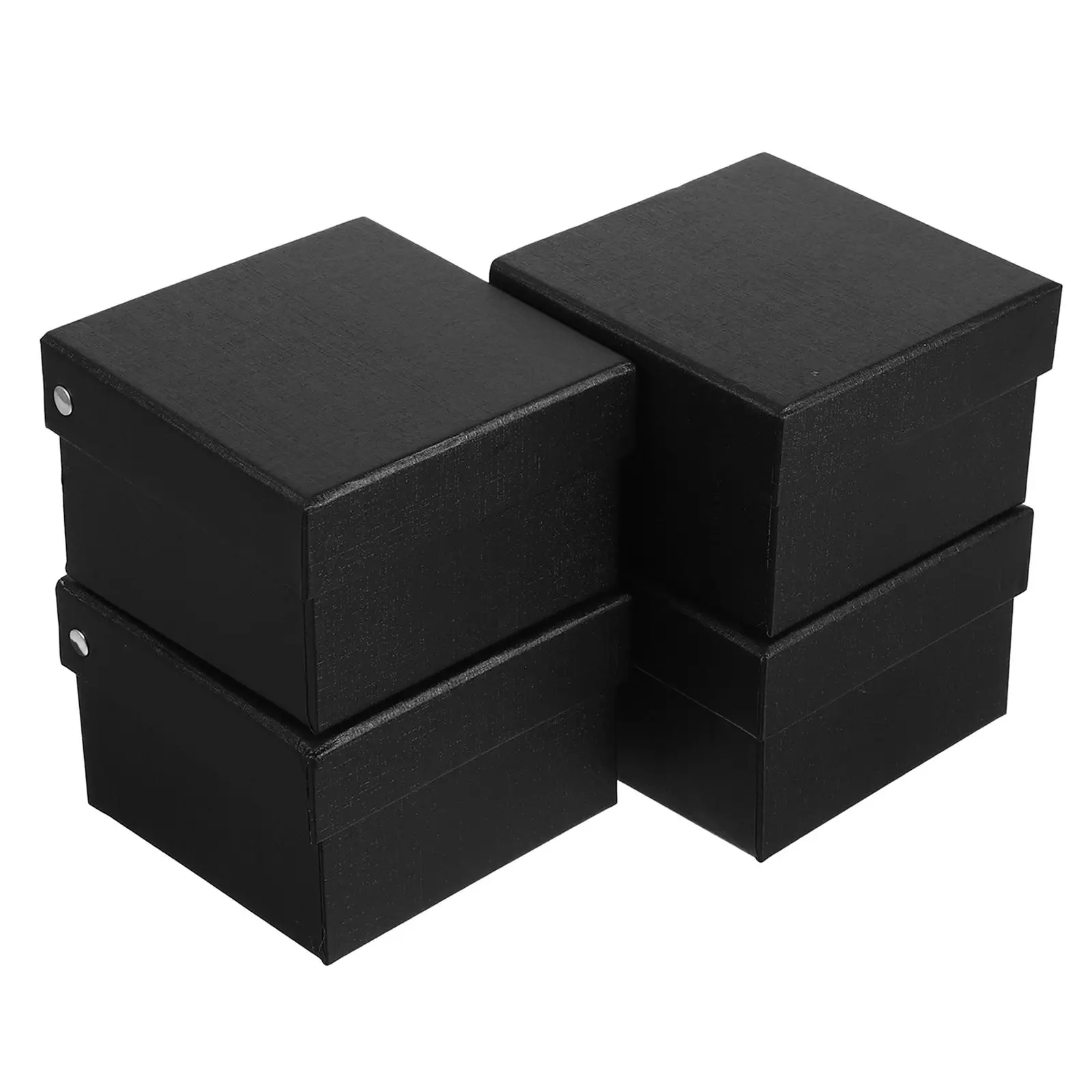 4pcs Tie Packaging Box Black Paper Elegant Flip Design Gift Scarf Belt Case Wrapping Storage Jewelry Container
4pcs Tie Packaging Box Black Paper Elegant Flip Design Gift Scarf Belt Case Wrapping Storage Jewelry Container