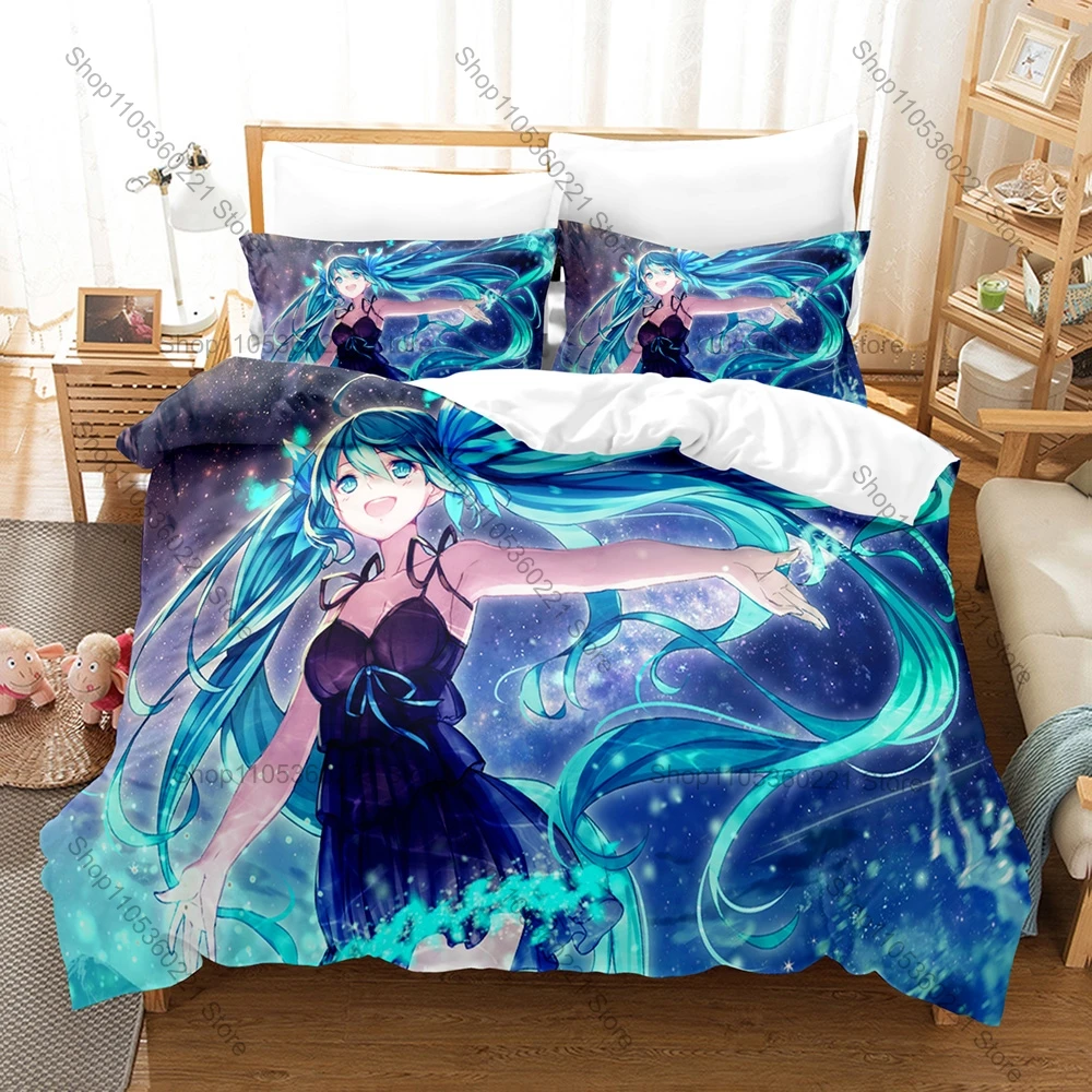 Personality New Miku-01 New Bedding Set Anime Printed Duvet Cover Pillowcase Bed Sheet Home Textile Cute Virtual Idol Teens Anim
Personality New Miku-01 New Bedding Set Anime Printed Duvet Cover Pillowcase Bed Sheet Home Textile Cute Virtual Idol Teens Anim