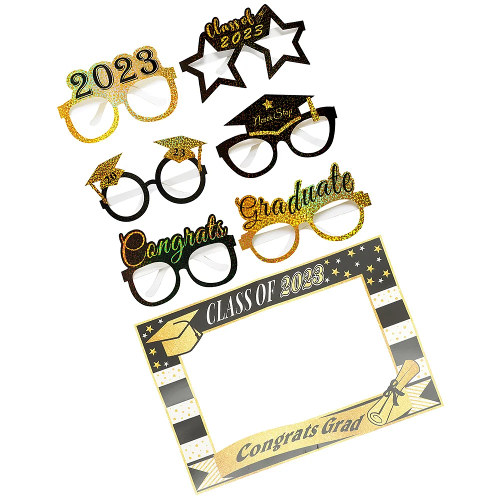 1 set Congrats Graduation Glasses Props 2023 Photo Booth Accessories Paper Party Decorations Eyewear Supplies
1 set Congrats Graduation Glasses Props 2023 Photo Booth Accessories Paper Party Decorations Eyewear Supplies