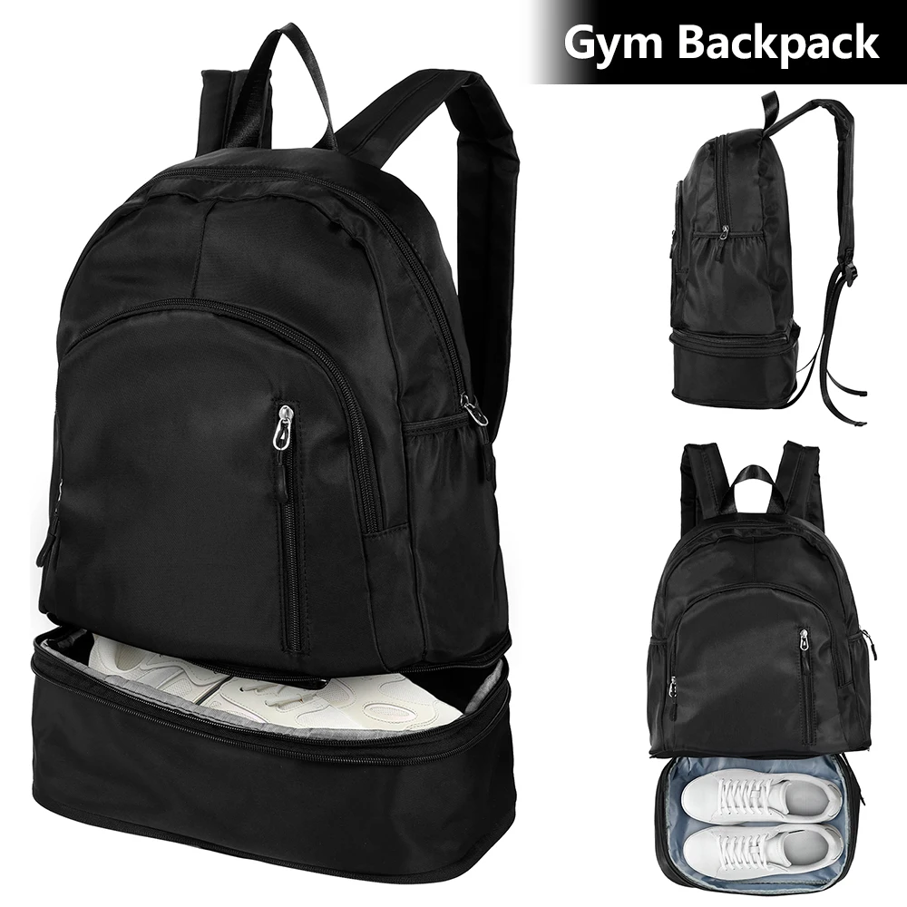 Спортивный рюкзак из полиэстера, легкий, с отделением для обуви и карманом для сухих и влажных вещей, большой вместимости.
Спортивный рюкзак из полиэстера, легкий, с отделением для обуви и карманом для сухих и влажных вещей, большой вместимости.