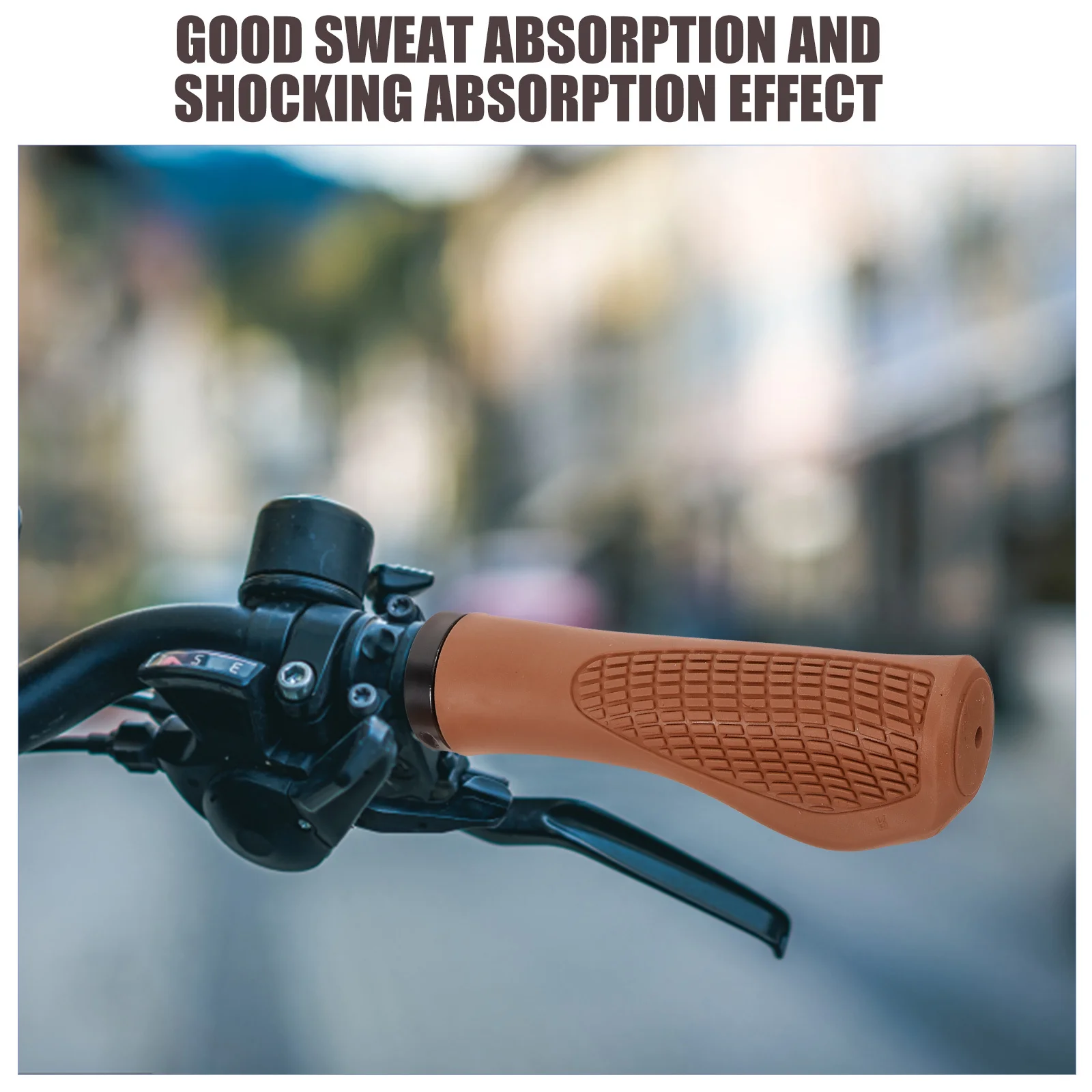 1Pair Bike Handlebar Covers Heavy Duty Rubber Cycling Grips Non-Slip Handlebar Protectors for Outdoor Mountain Bike Accessories
1Pair Bike Handlebar Covers Heavy Duty Rubber Cycling Grips Non-Slip Handlebar Protectors for Outdoor Mountain Bike Accessories