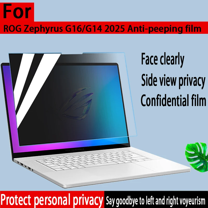 Для ROG Zephyrus G16/G14 2025/2024, противоподглядывающая пленка для ноутбука Duo16/M16, защитный слой для экрана с защитной пленкой
Для ROG Zephyrus G16/G14 2025/2024, противоподглядывающая пленка для ноутбука Duo16/M16, защитный слой для экрана с защитной пленкой