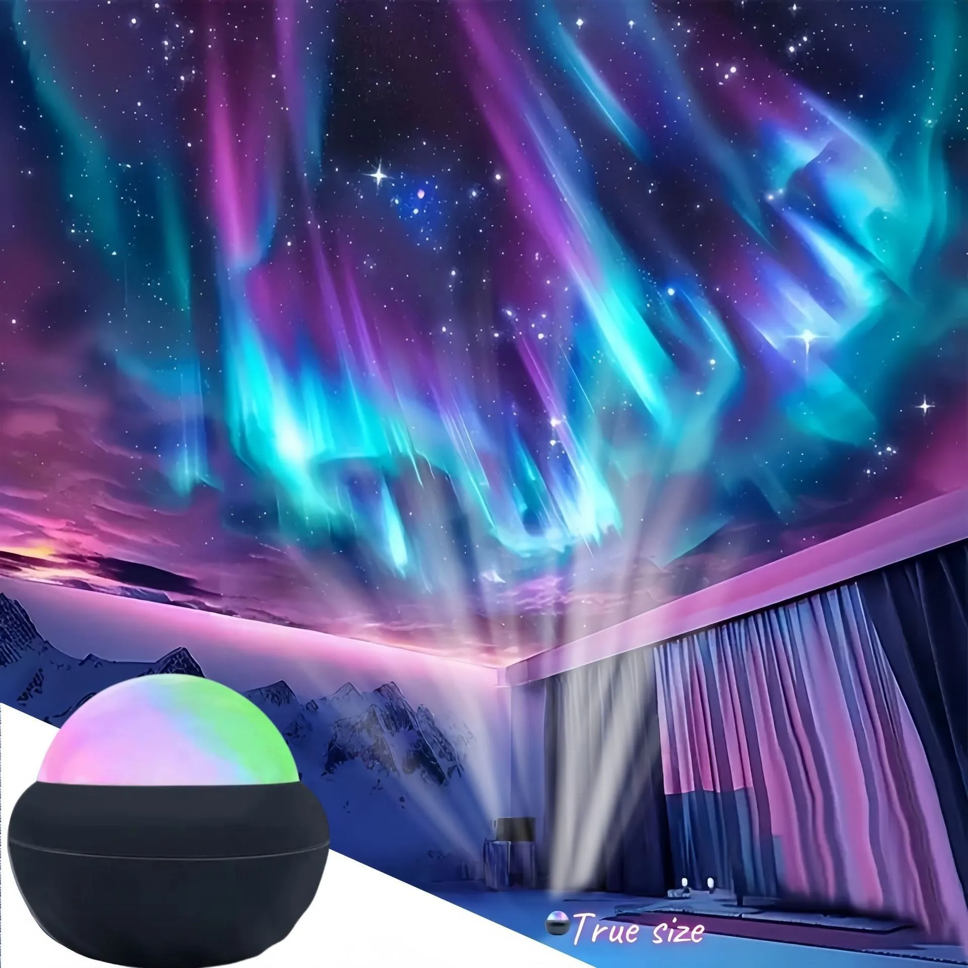 Control USB LED Galaxy Projector Lamp 360° Auto Rotating Ball Atmosphere Night Lights Remote Northern Light for Room Party Decor
Control USB LED Galaxy Projector Lamp 360° Auto Rotating Ball Atmosphere Night Lights Remote Northern Light for Room Party Decor